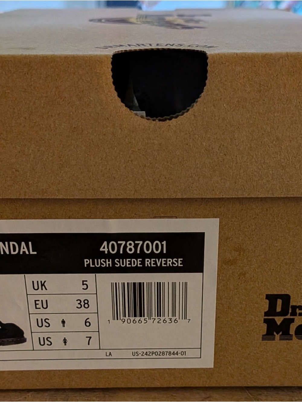 Dr Martens archive fisherman suede sandals *BOX ONLY*